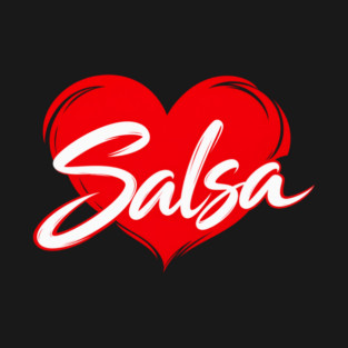 I Love Salsa Latin dance T-shirt design by Salsamania