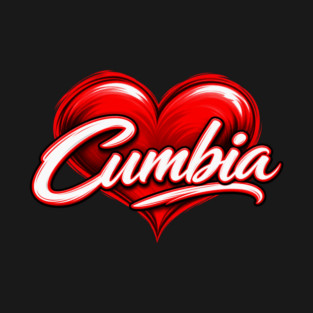 I Love Cumbia Latin dance T-shirt design by Salsamania